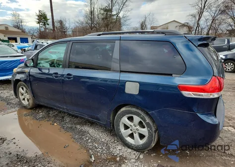 2012 Toyota Sienna Le 8-Passenger from USA, damaged, VIN 5TDKK3DC8CS214115